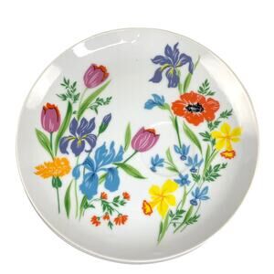 Sigma Taste Setter Snack Plates Lot of 8 Primavera Vintage Made in Japan